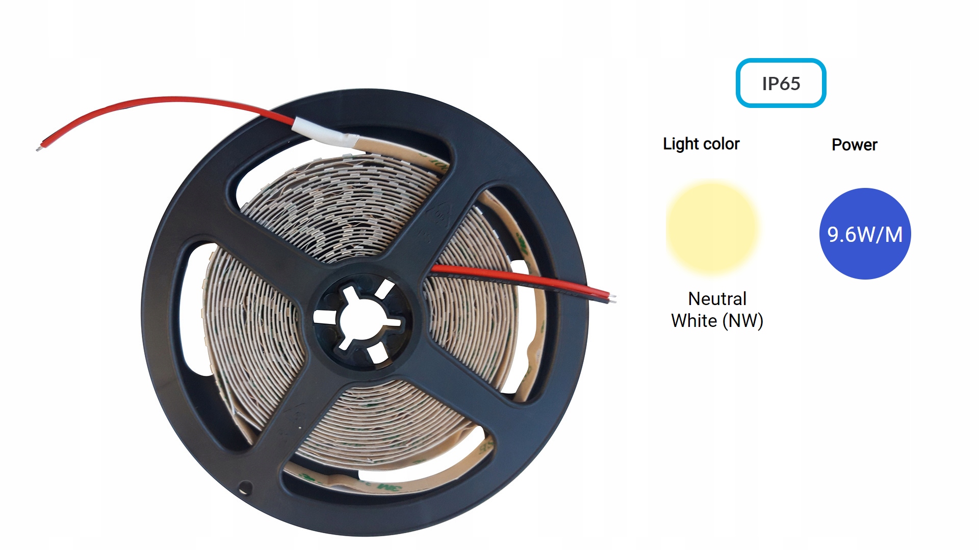 

Taśma Led Wodoodporna Profesjonalna 5M Neutral 48W