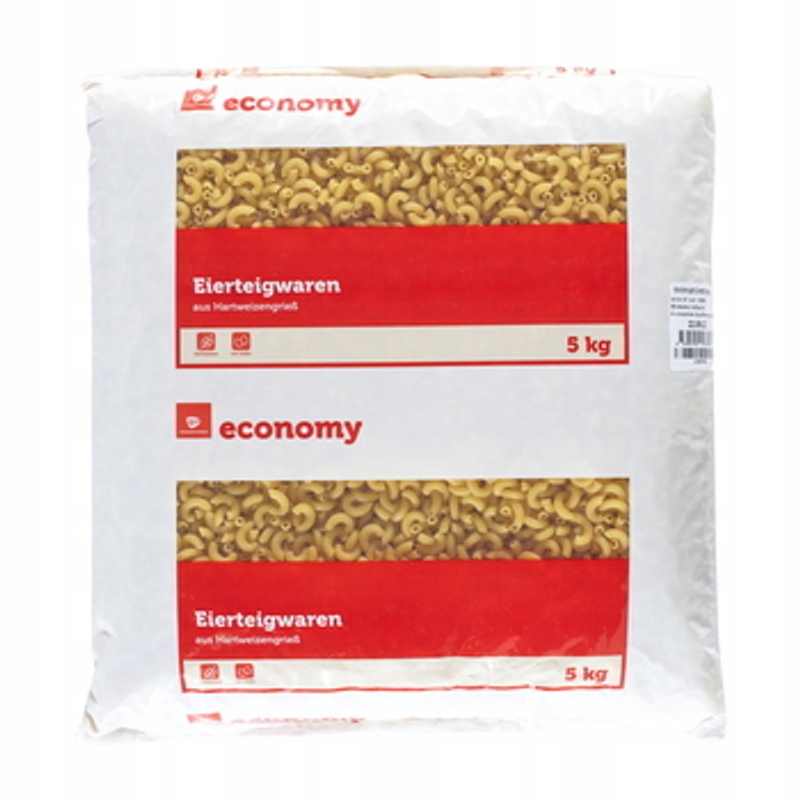Levně Tg Economy Těstoviny vaječné koleno z tvrdé pšenice 5 kg