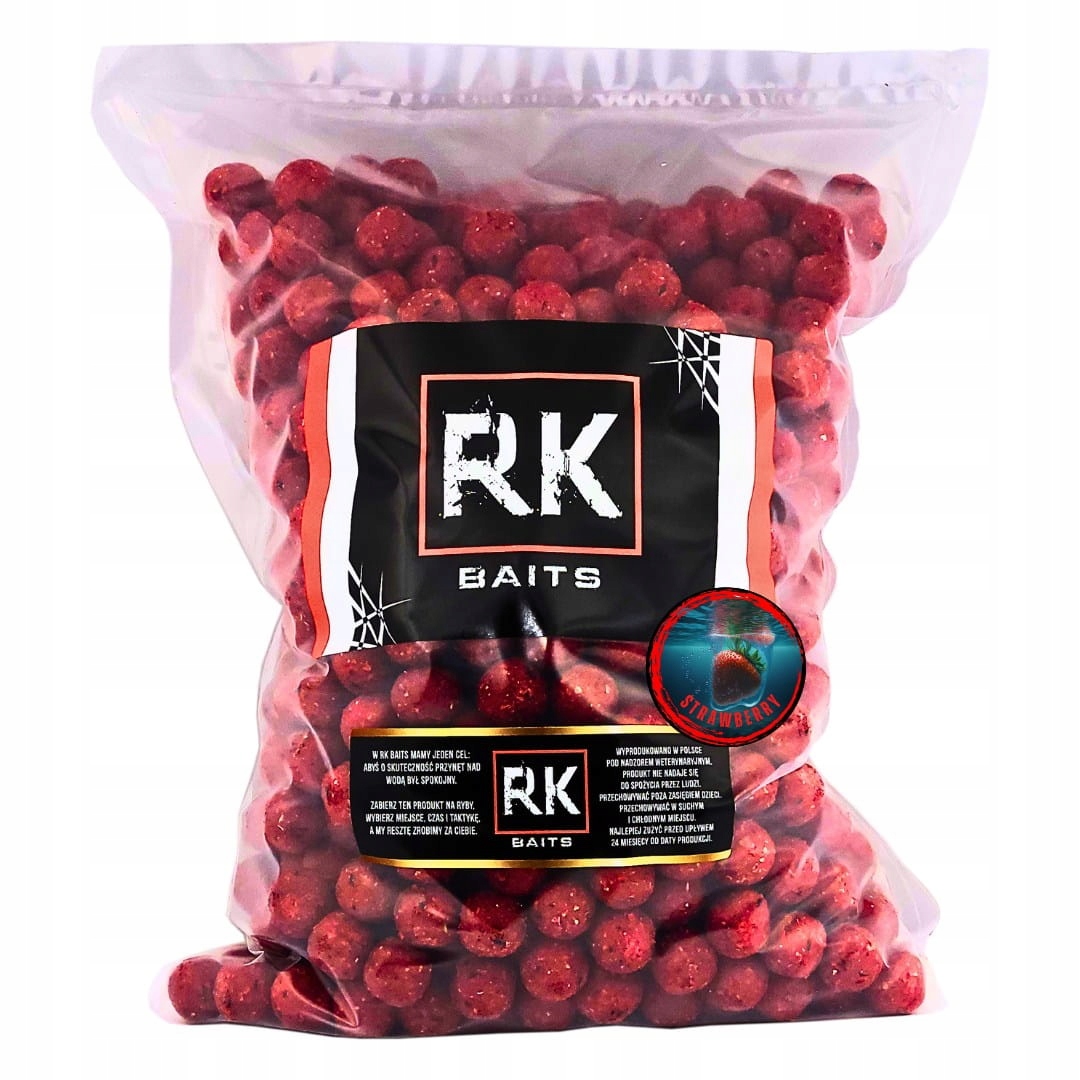Proteinové kuličky Rk Baits Strawberry Se 20 mm 4 kg