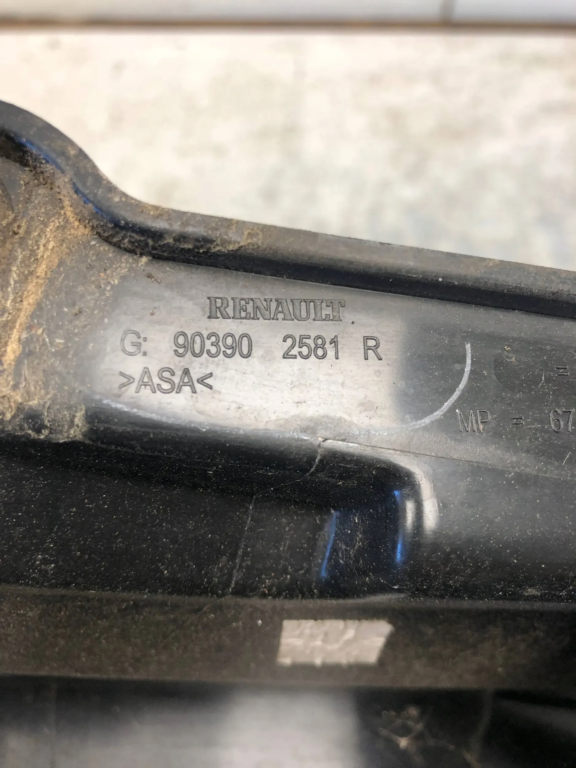 corner lights left rear part DACIA DOKKER 903902581R