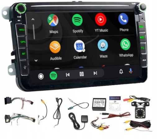 Rádio Navigácia Gps Android Škoda Fabia 2007-2014 Wifi Usb 2/64GB