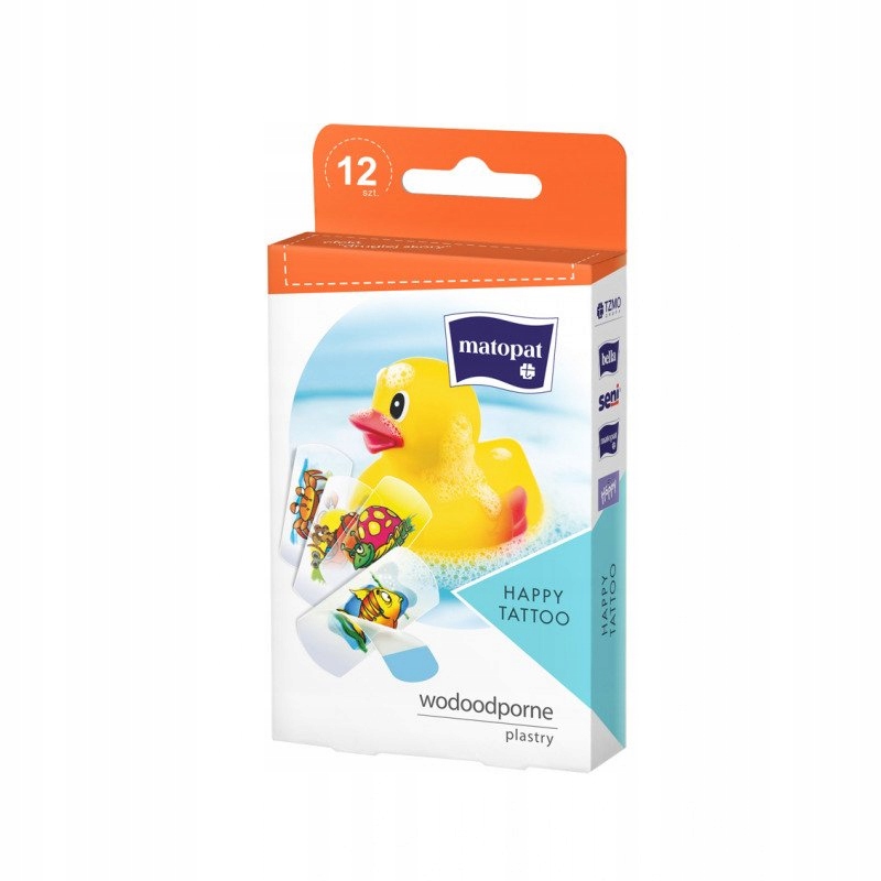 

Plaster zestaw Happy Tattoo 12 Szt z zawieszką