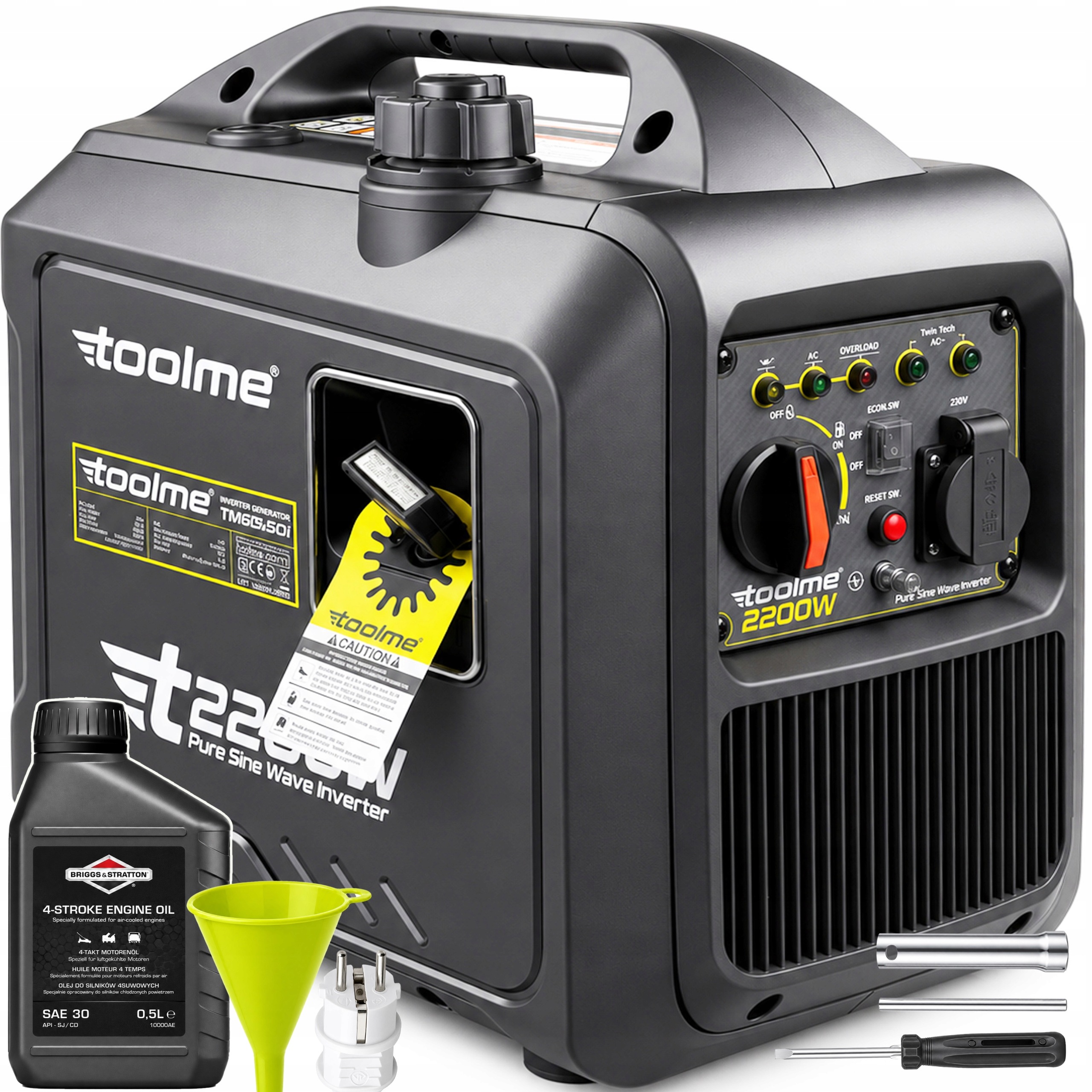 Proudový Toolme Nejtišší agregát 62 dB ECo TM605