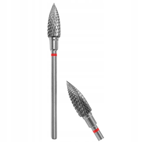 Staleks Karbidový Fréz Kužel Plamen Červený 5/13,5 mm FT10R050/13.5