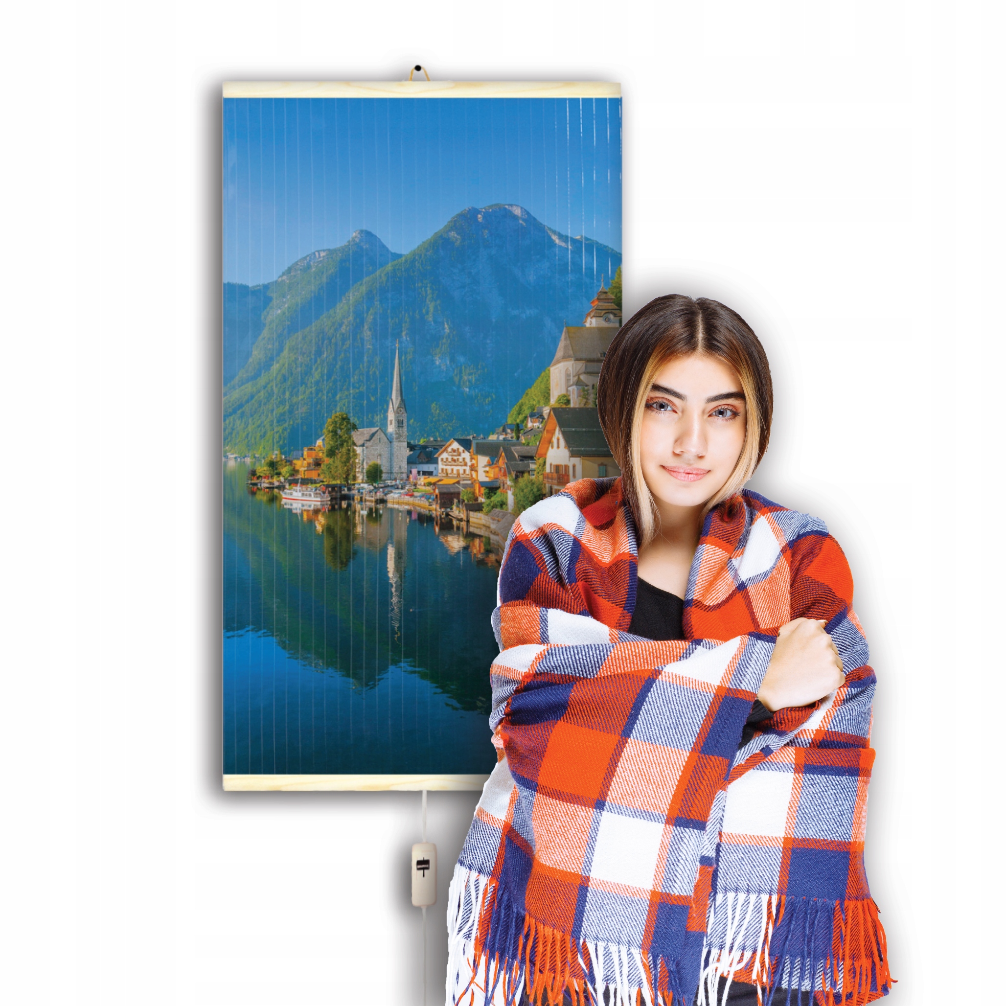 Efektívny infračervený ohrievač EasyHeater s regulátorom 430 W Dedina Halls