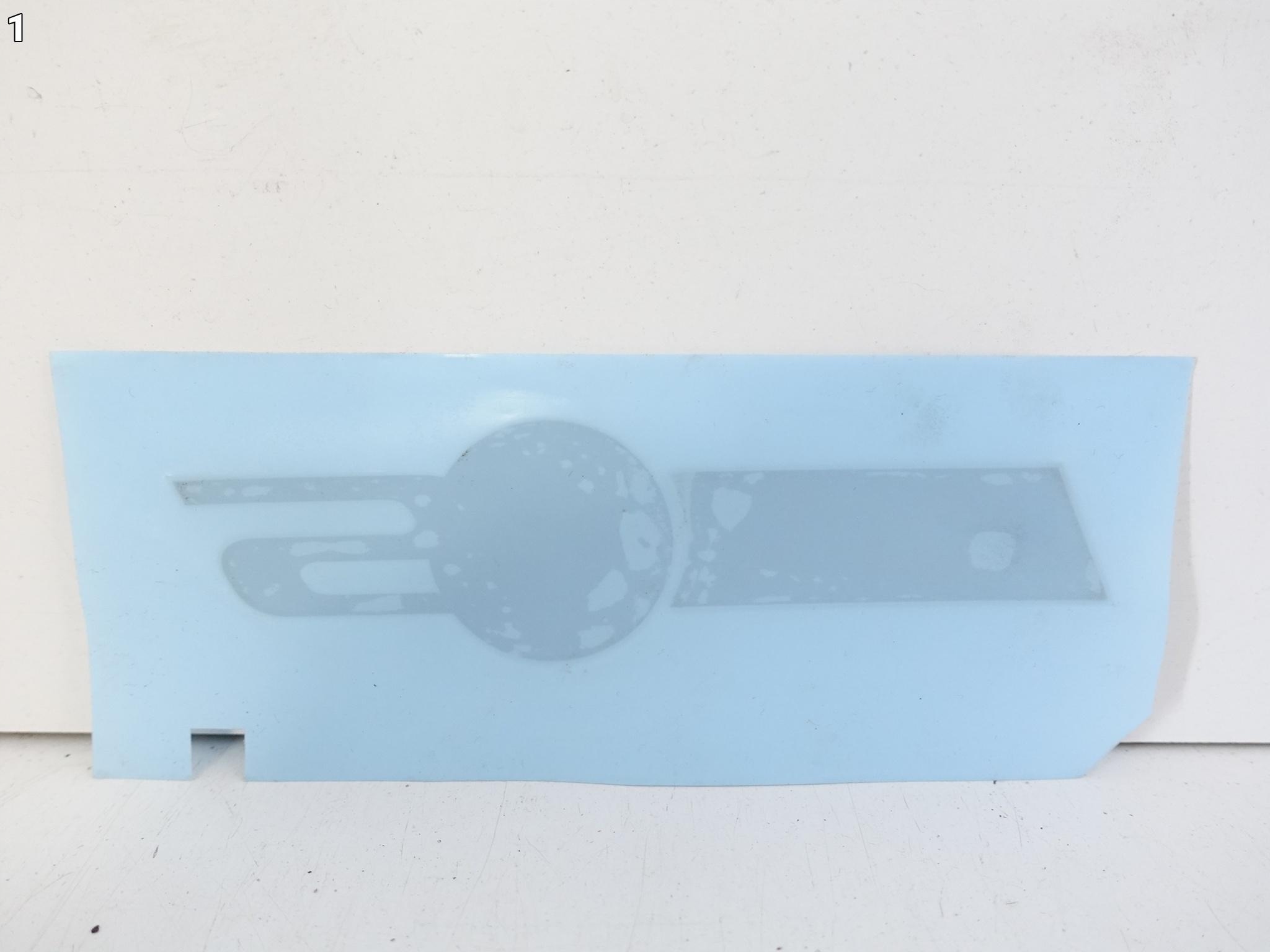 JAGUAR F-TYPE S 13- logo EMBLEMAT AWD S CHROM rear part
