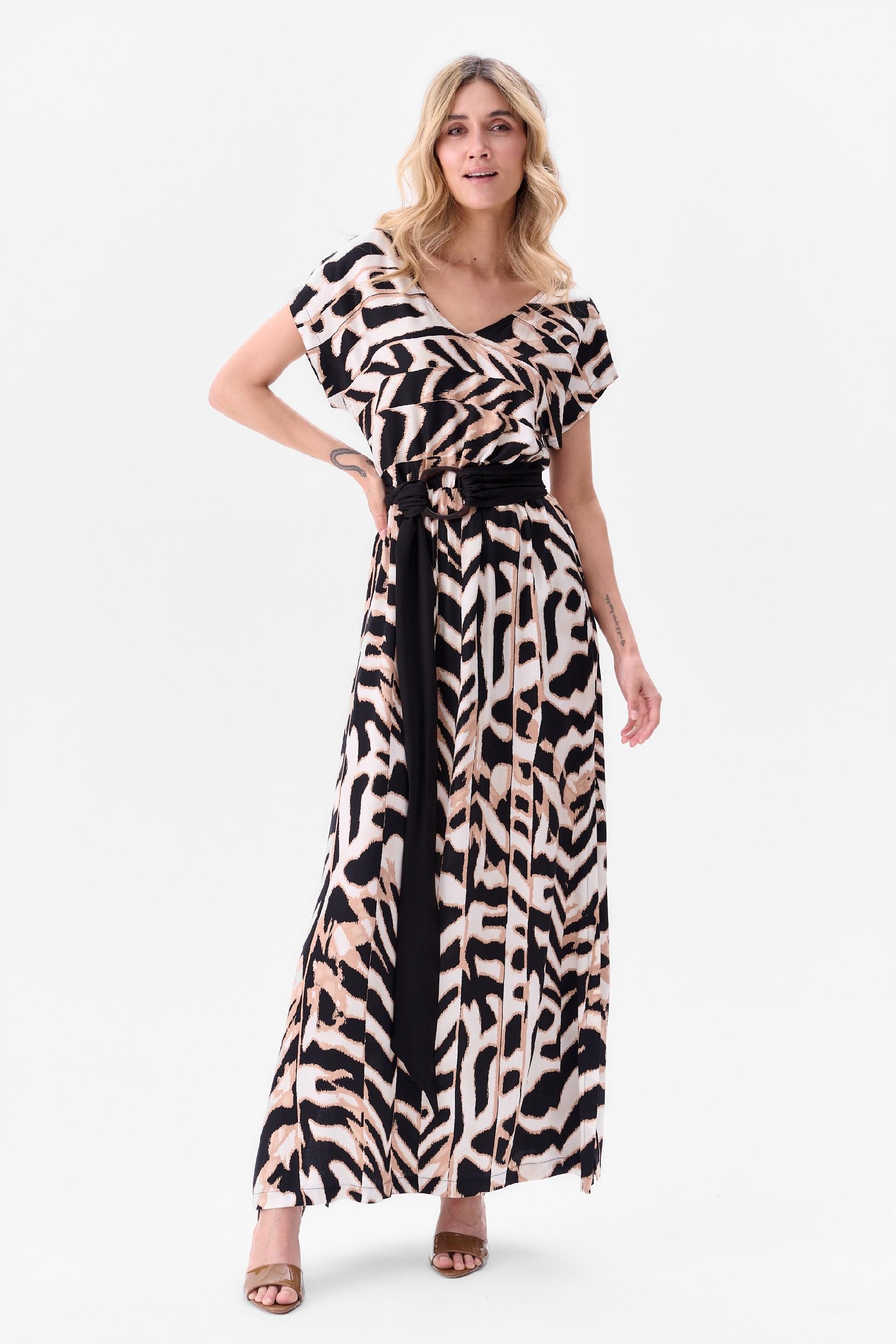 Maxi Šaty Holdi blue shadow vel 34/36