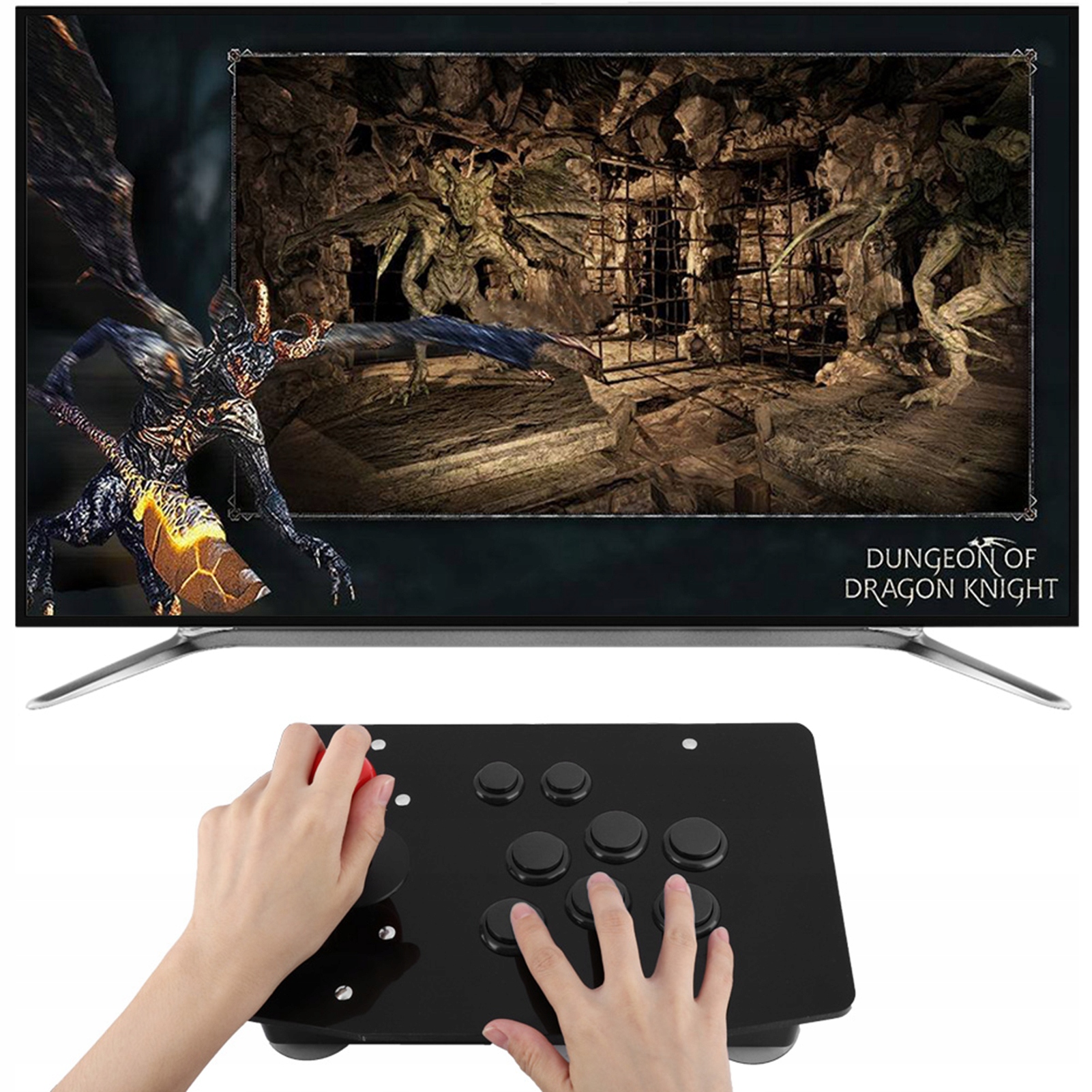 ARCADE FIGHT STICK JOYSTICK DO GIE 8-PRZYCISKOWY EAN (GTIN) 6920661740319