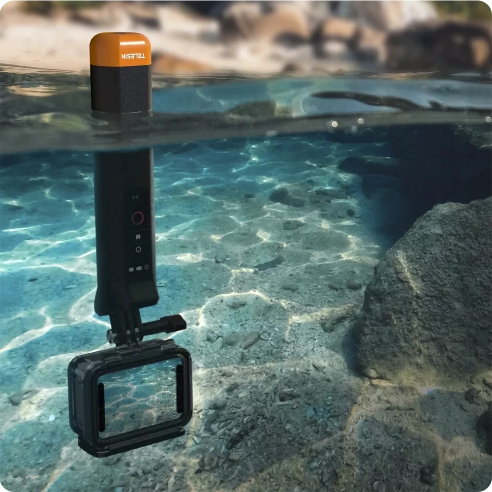 PŁYWAK WYPORNOŚCIOWY BOBBER BOJKA Z PILOTEM BLUETOOTH DO GOPRO 13 12 11 10 Kod producenta UCHWYT WYPORNOŚCIOWY DO GOPRO