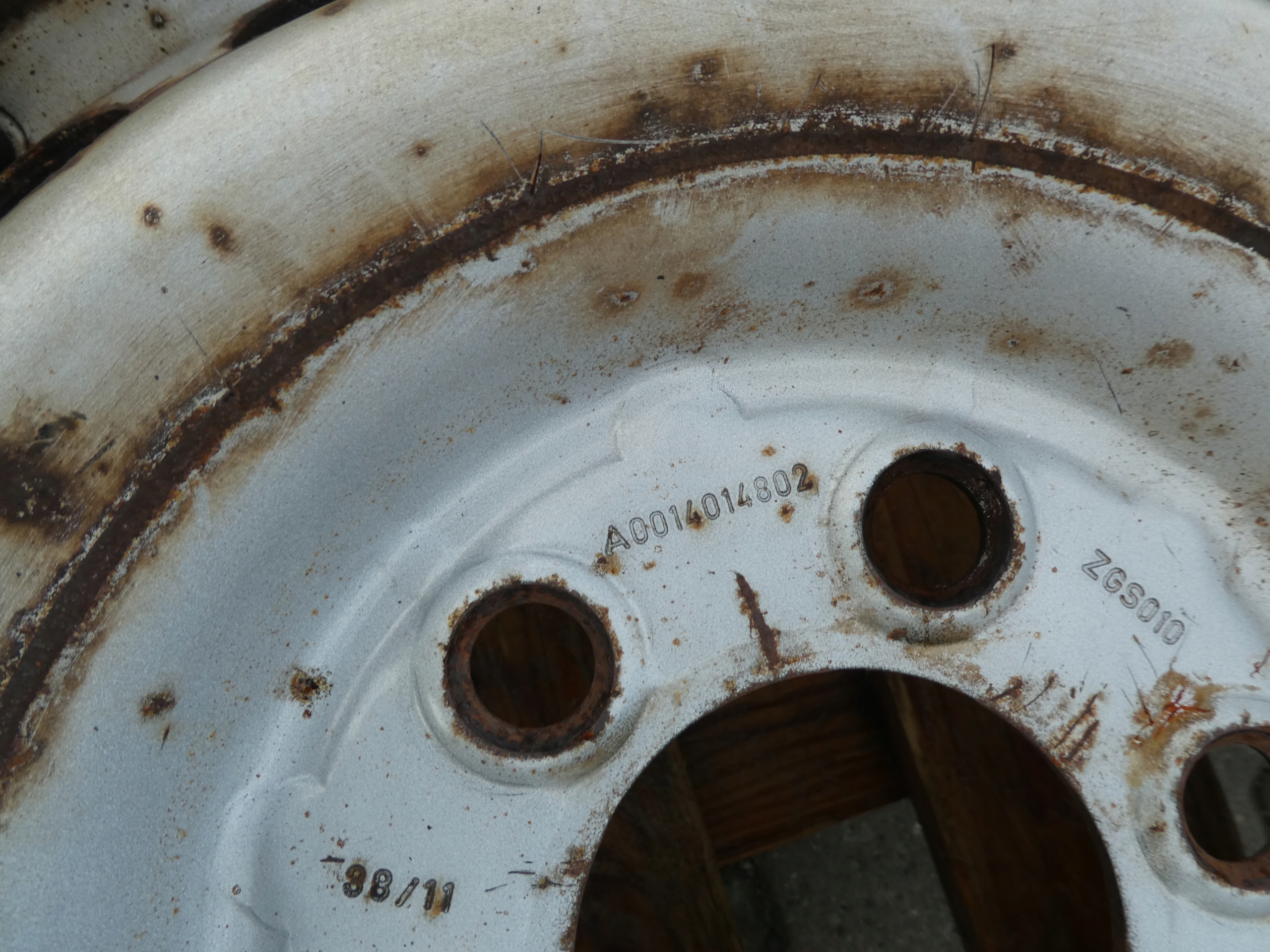 1X discs metal disc MERCEDES SPRINTER CRAFTER A0014014802