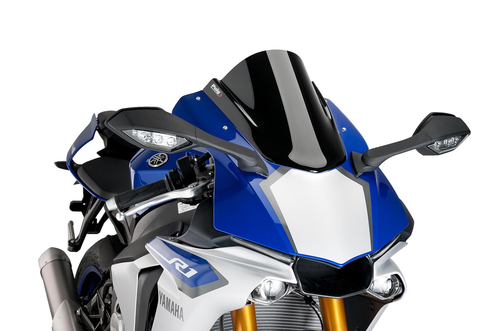 Športové sklo Puig pre Yamaha Yzf R1 15-19 čierne (n)