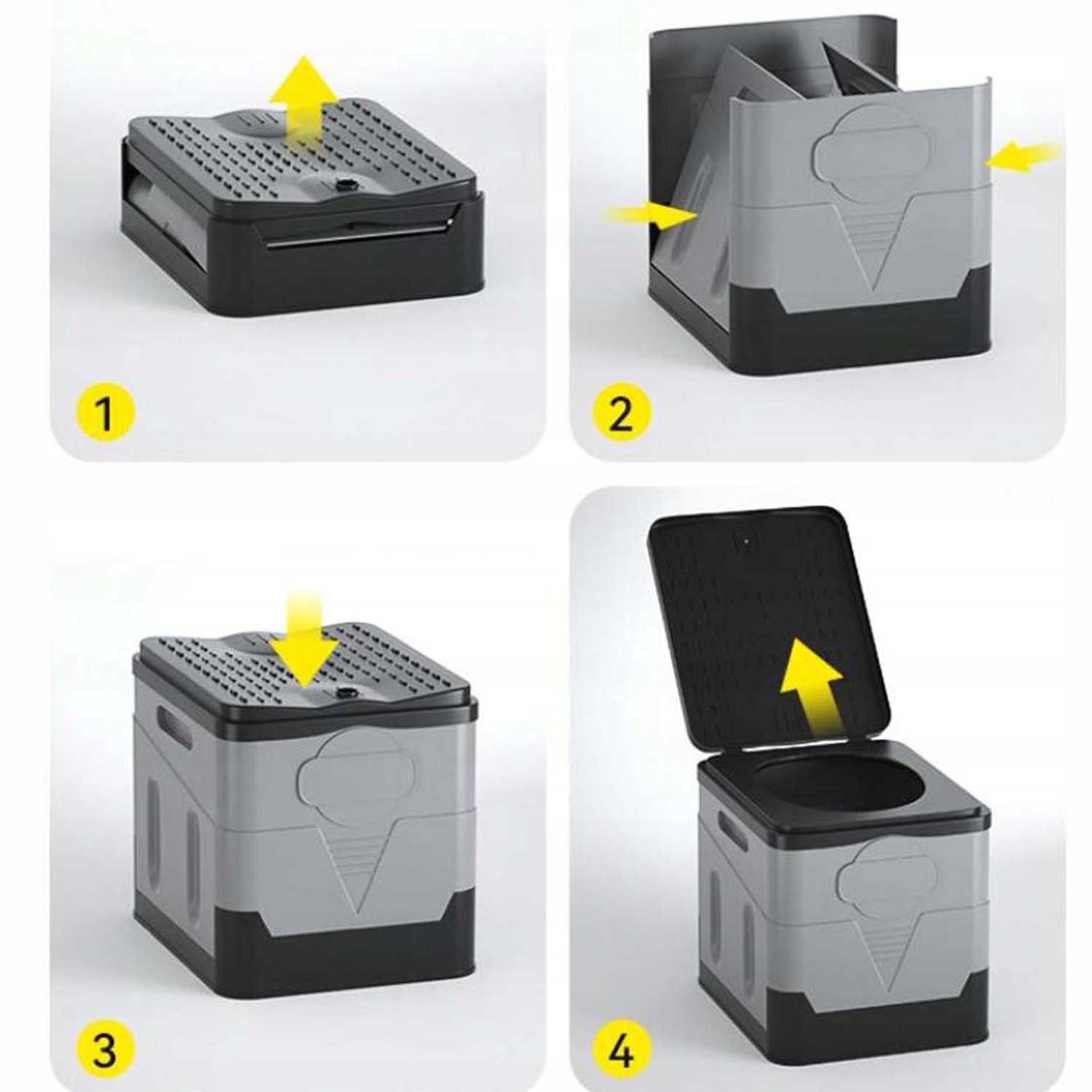 ZEWNĘTRZNA PRZENOŚNA SKŁADANA TOALETA SAMOCHODOWA TURYSTYCZNA CAMPINGOWA Kod producenta edgfuierghirdfcsjfioew