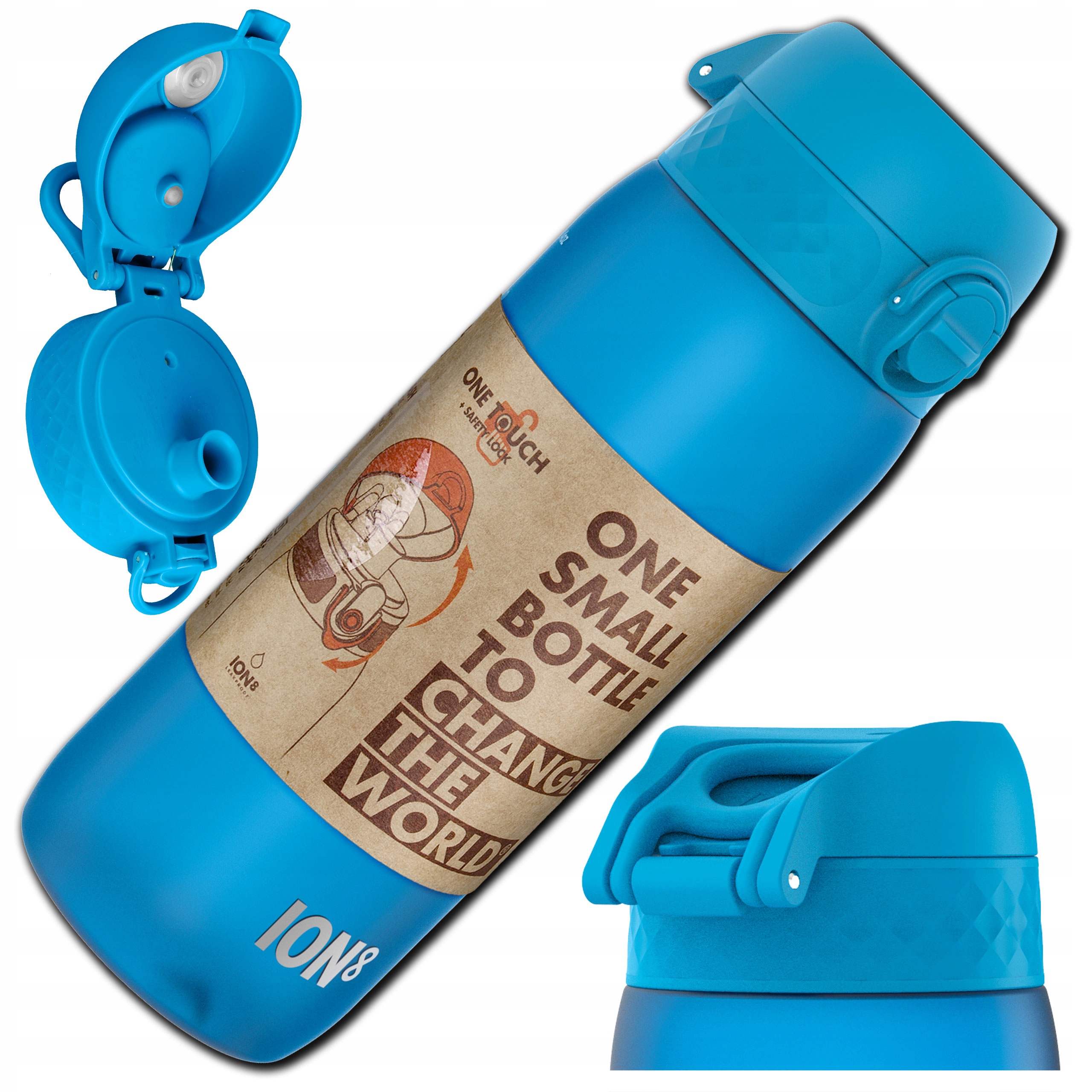 

Bidon Butelka Na Wodę ION8 750 ML Z Atestem Blue