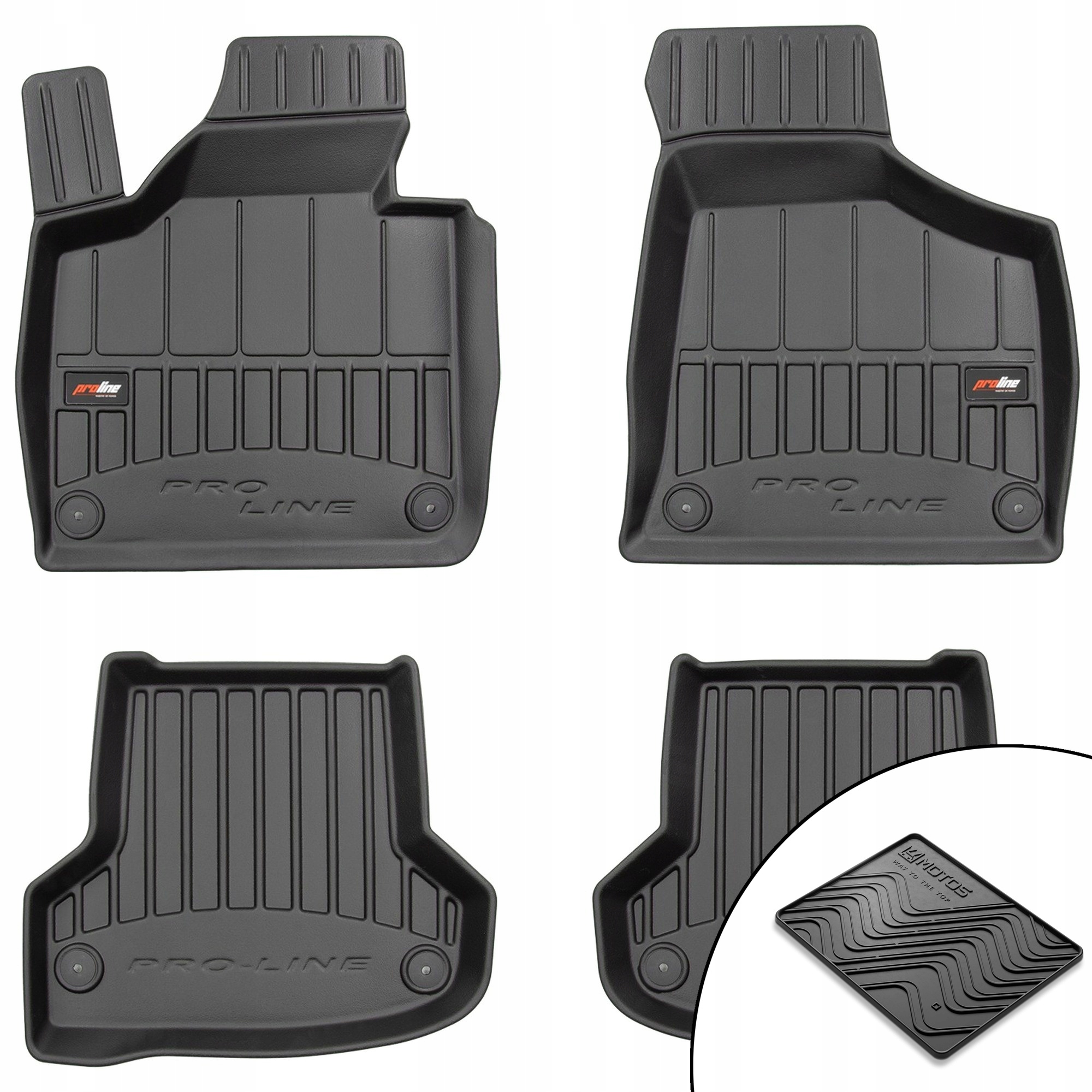 3D gumové koberce Audi A3 Sportback 8P 2003-2013 podložka bonus