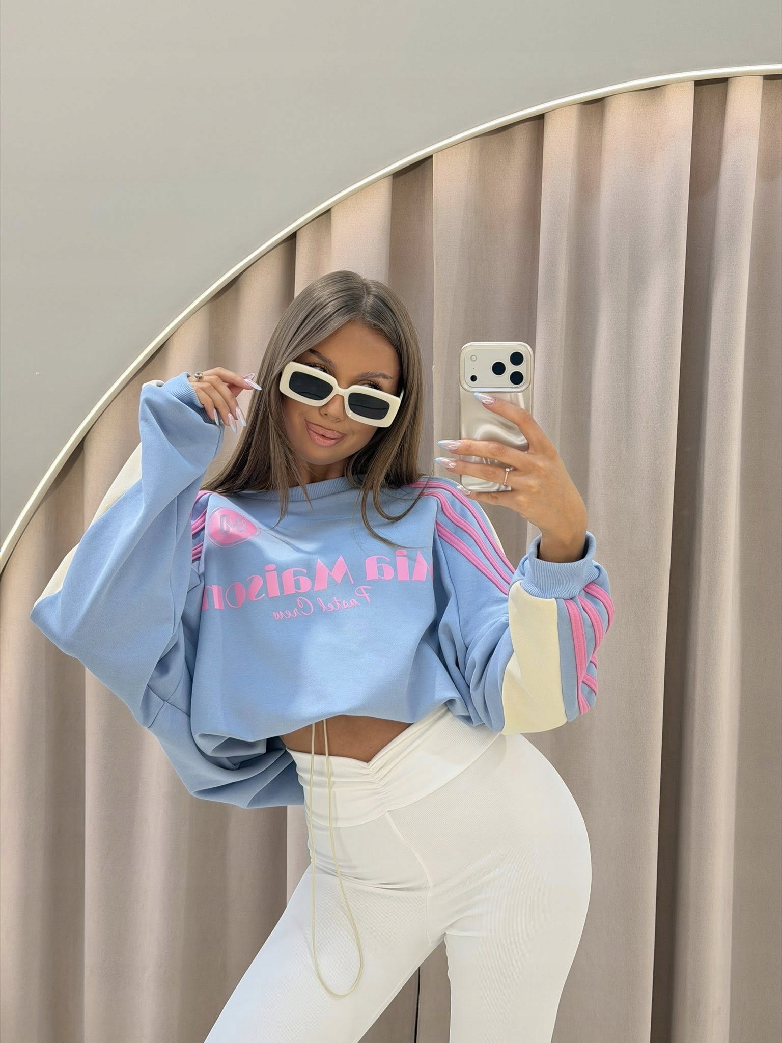 Bluza damska Pastel Crew Mia Maison
