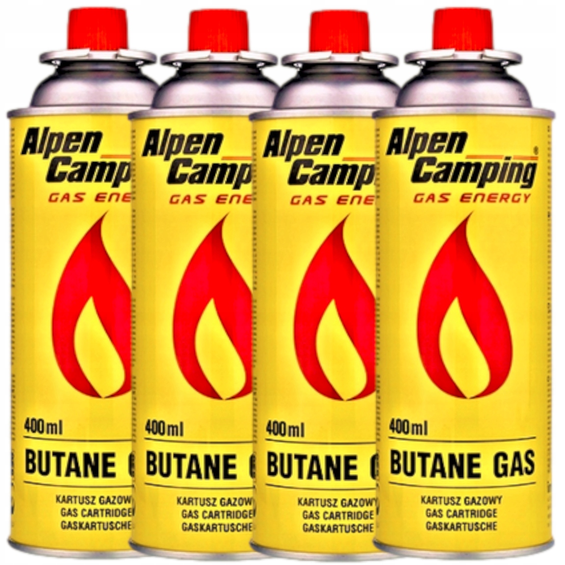 

4x Gaz nabój kartusz gazowy 400ml do kuchenek