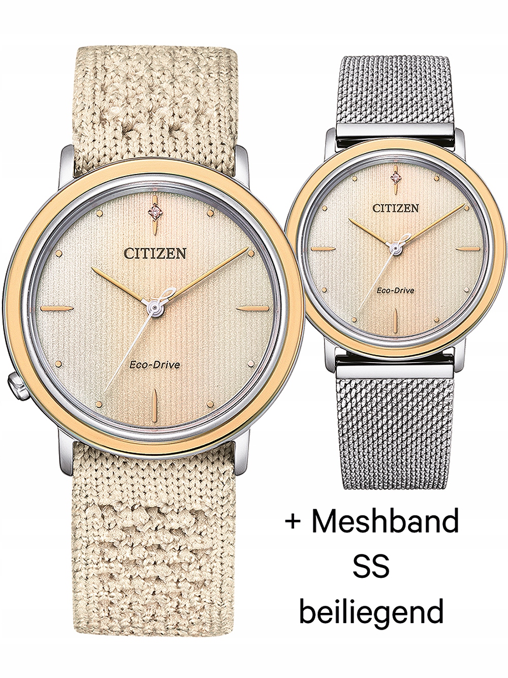 Nové, Originální Hodinky Citizen Eco-Drive EM1006-40A