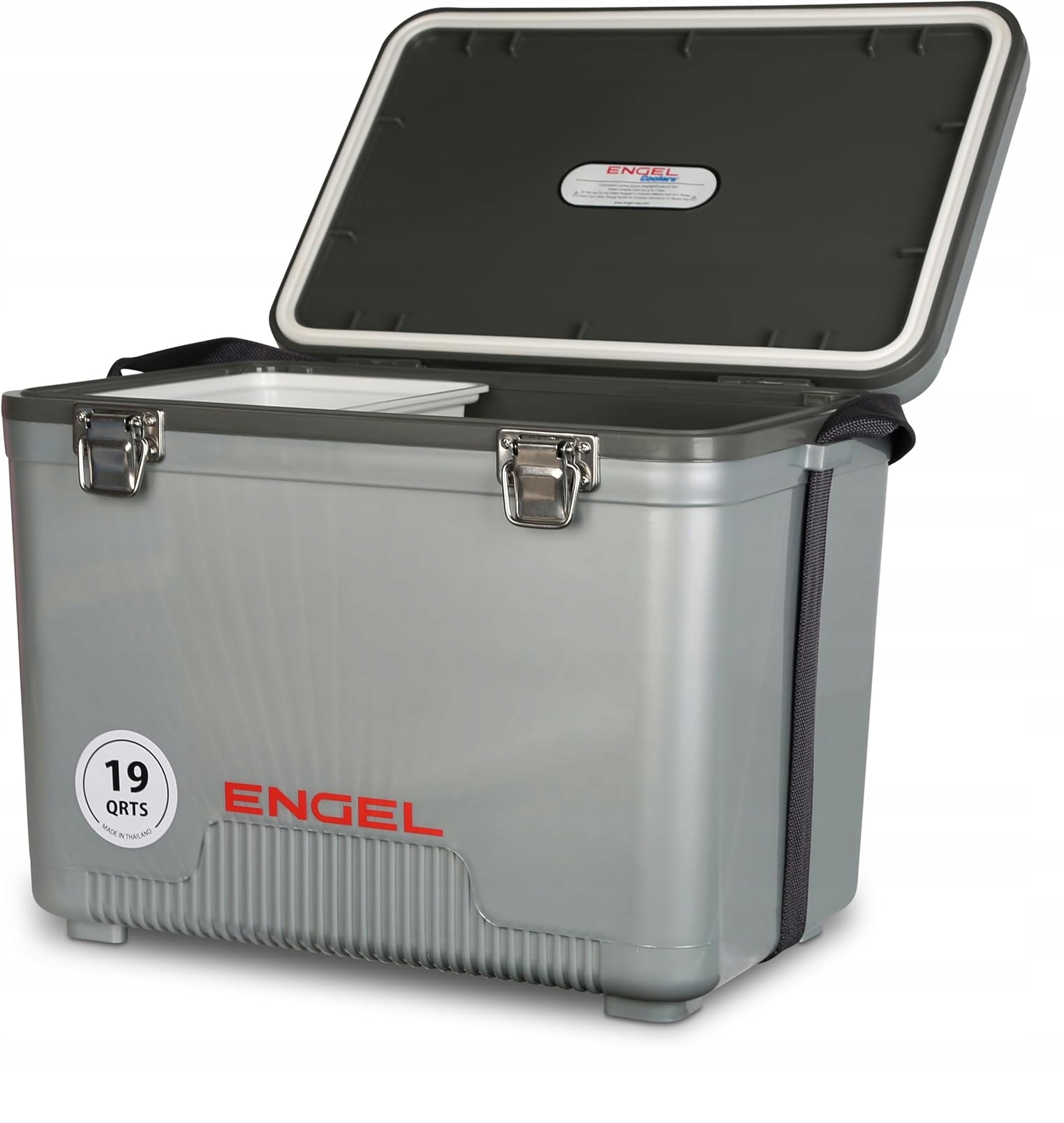 Turistická lednička Engel Cooler/dry Box 18L šedá