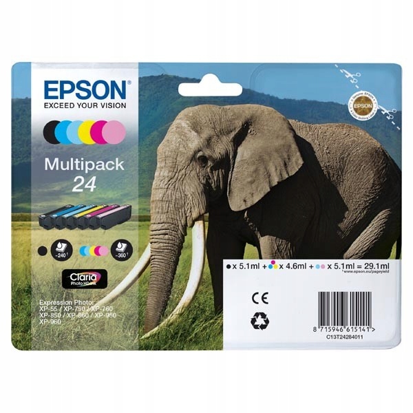 Epson cartridge T2428 (black/light cyan/magenta/cyan/yellow/light magenta)