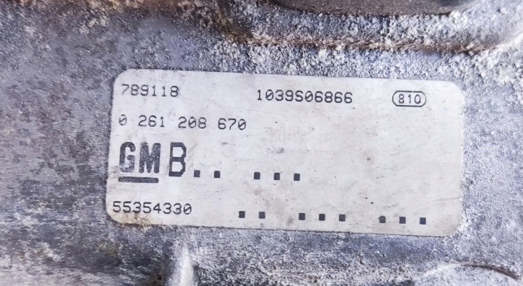 Opel Corsa C 1.2 16V Komputer sterownik silnika Jakość części (zgodnie z GVO) O - oryginał z logo producenta pojazdu (OE)