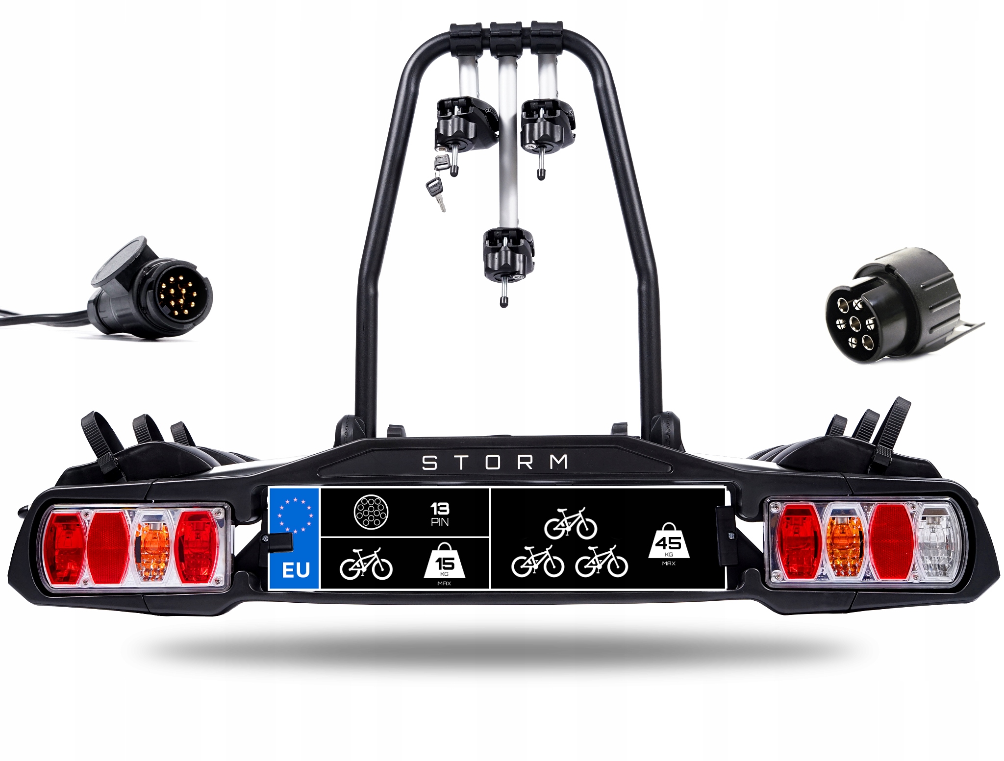 STORM 3 откидная стойка для перевозки 3 велосипедов