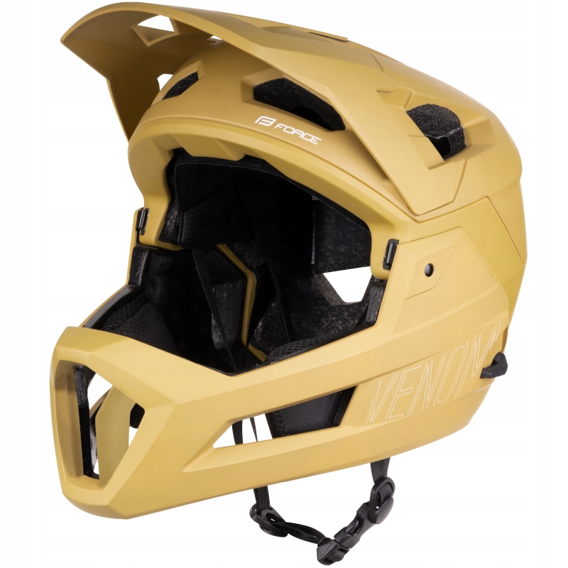 Kask Rowerowy Full Face Regulowany Downhill Enduro Z Odpinaną Szczęką Pełny