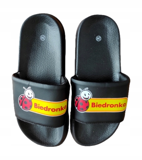 Klapki buty Fan Biedronka lekkie lato basen *37