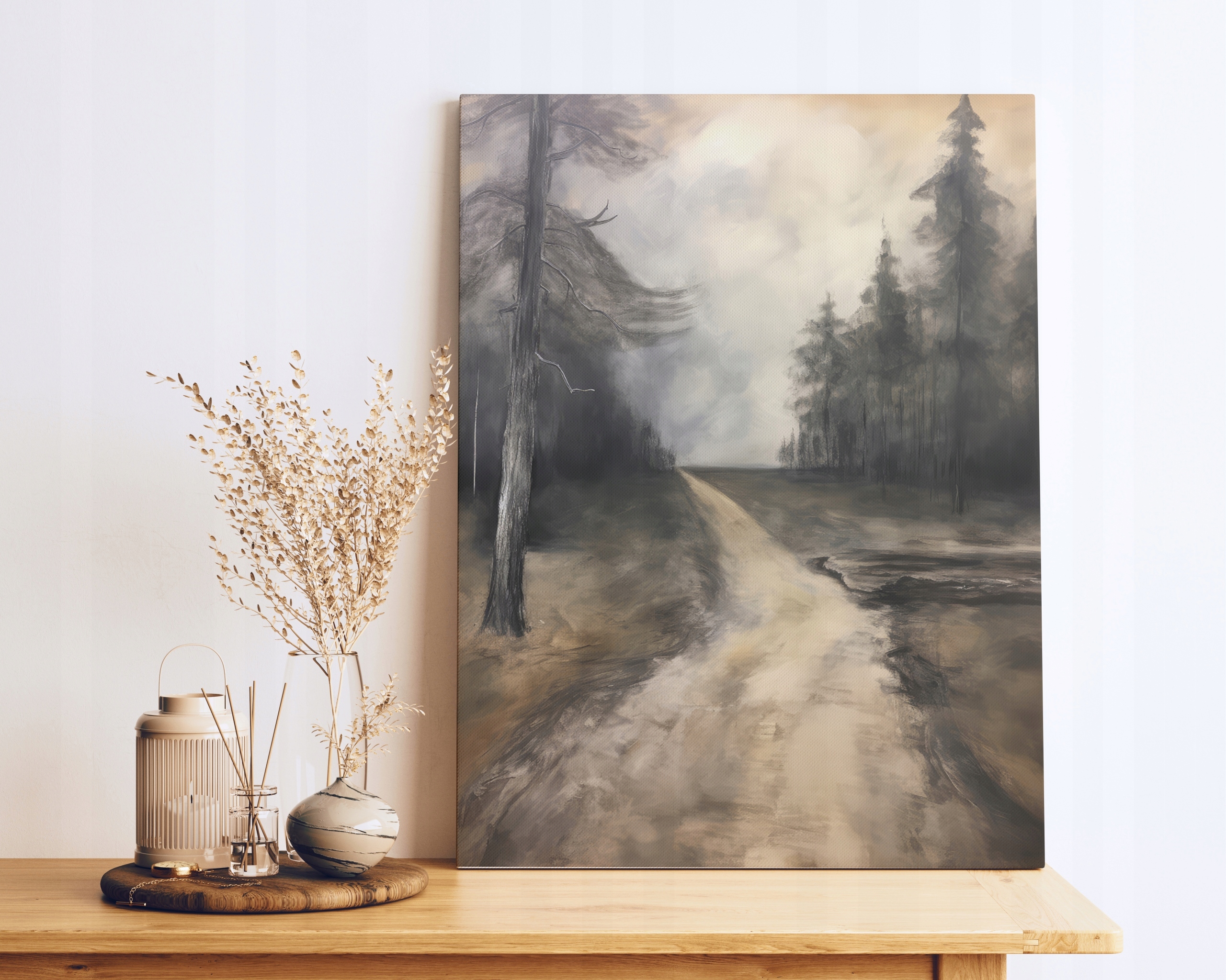 OBRAZ NA PŁÓTNIE OBRAZY NA ŚCIANĘ DO SALONU PUSZCZA LAS GAJ *wiele wzorów Stan opakowania oryginalne