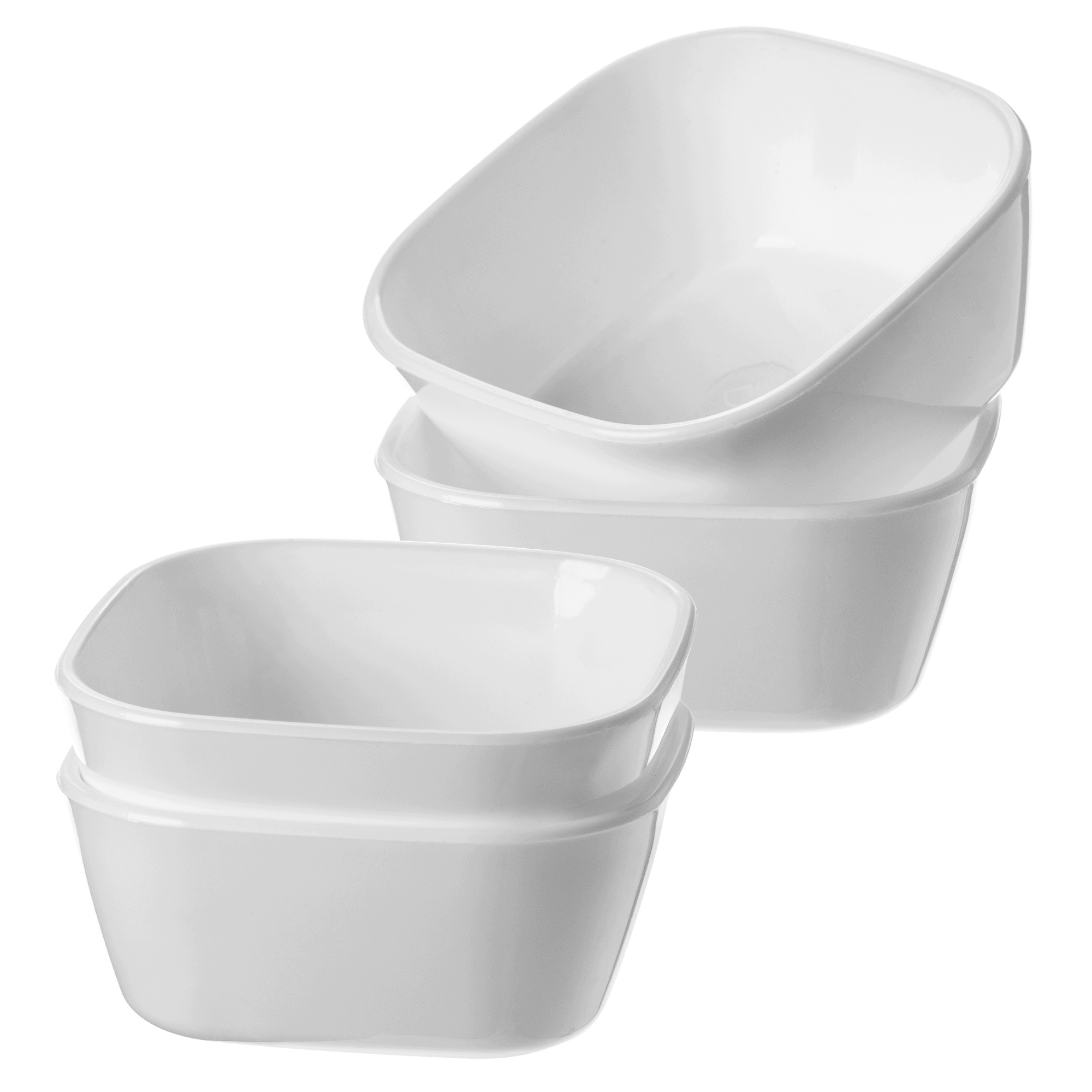 4szt Miska Miseczka Na Dipy Sosy 100ml Sosjerka Przekąski Dipówka Biała