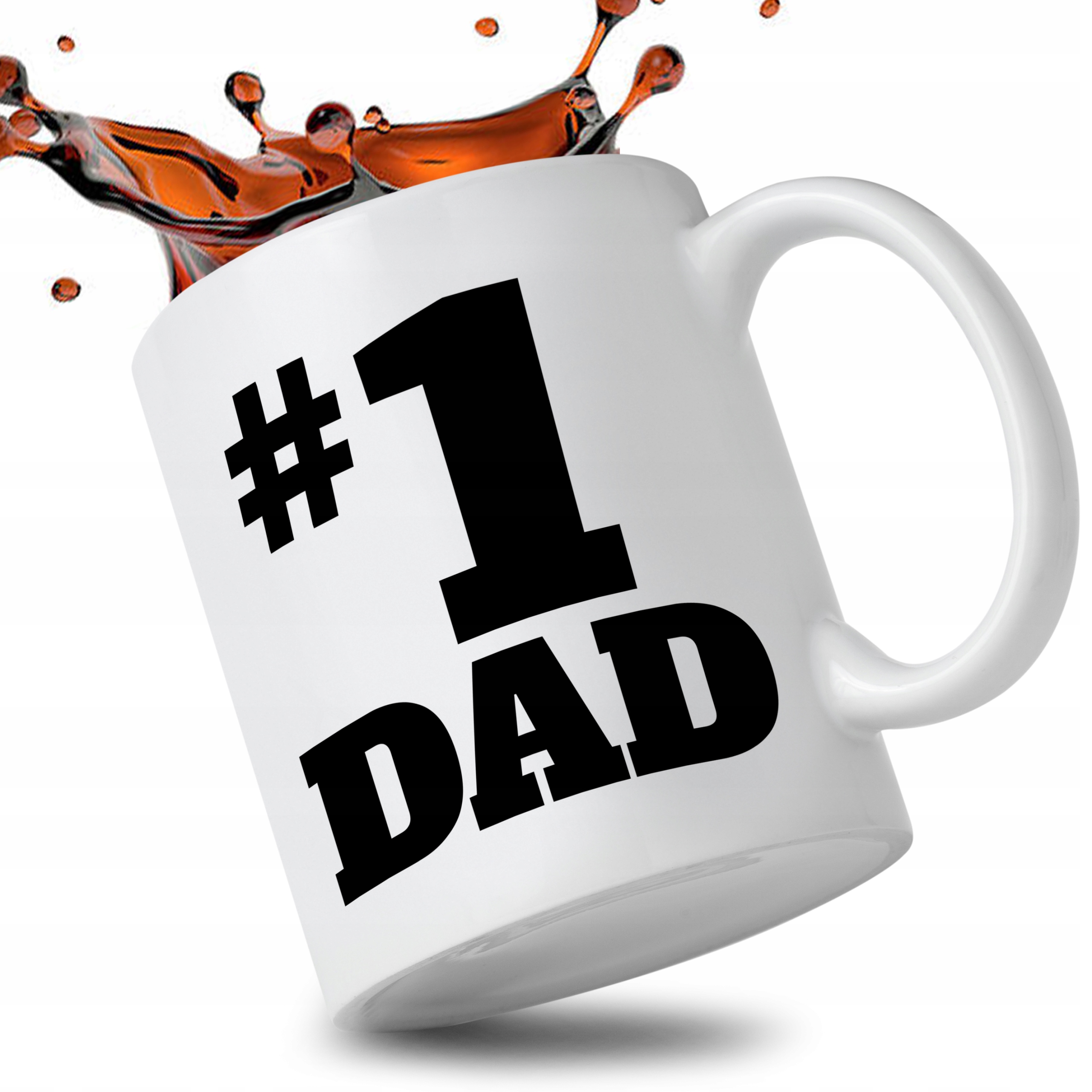 

Kubek Biały Dla Taty Na Dzień Ojca #1 Dad
