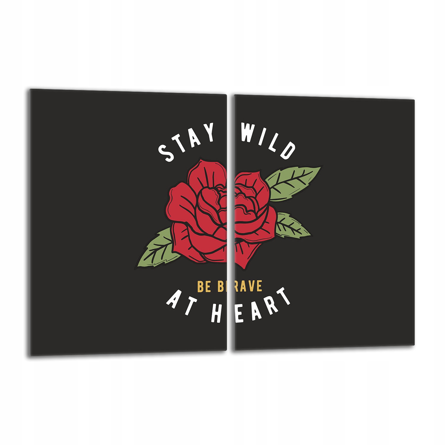 Skleněná ochranná deska na sporák 2x40x52 Růže Do Kuchyně