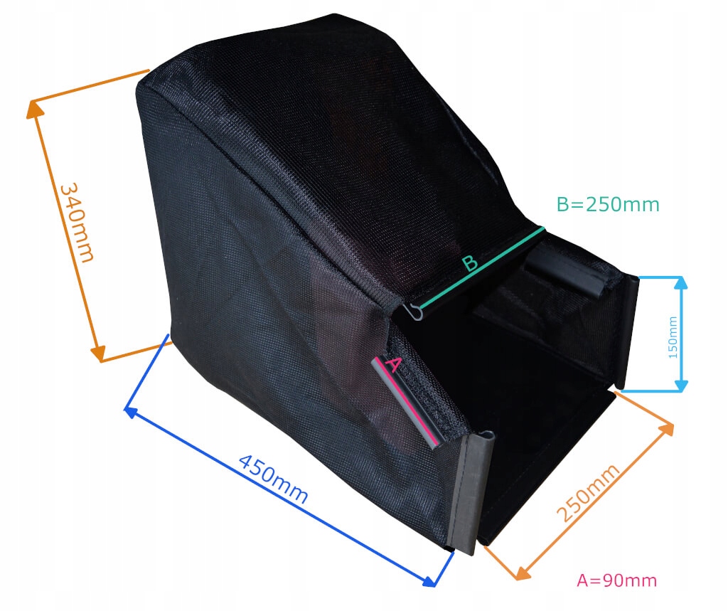 POSZYCIE KOSZA KOSIARKI LIDER SH40BS300P Typ kosz