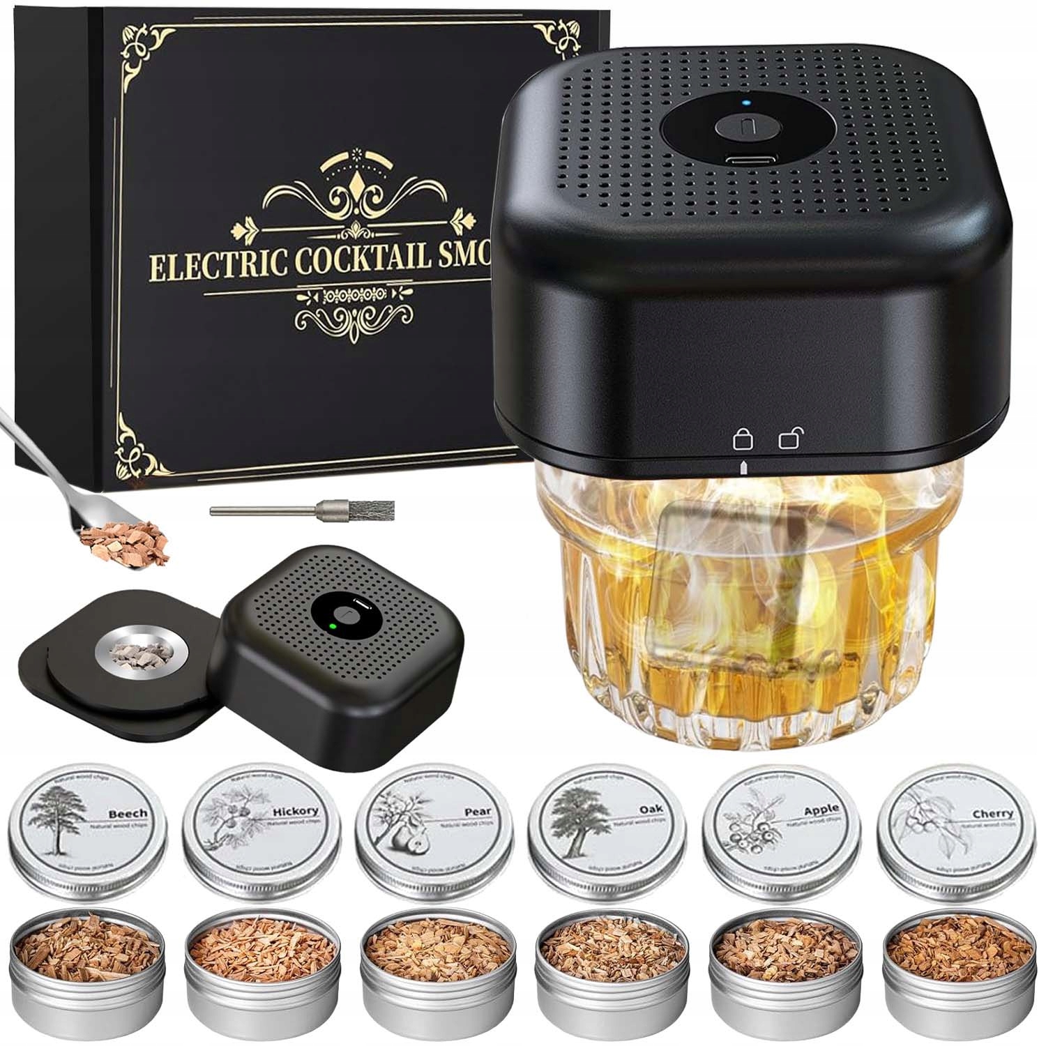 Sada Na Uzení Whisky, Na Lihoviny, Elektrický Smoker Na Narozeninový Ples