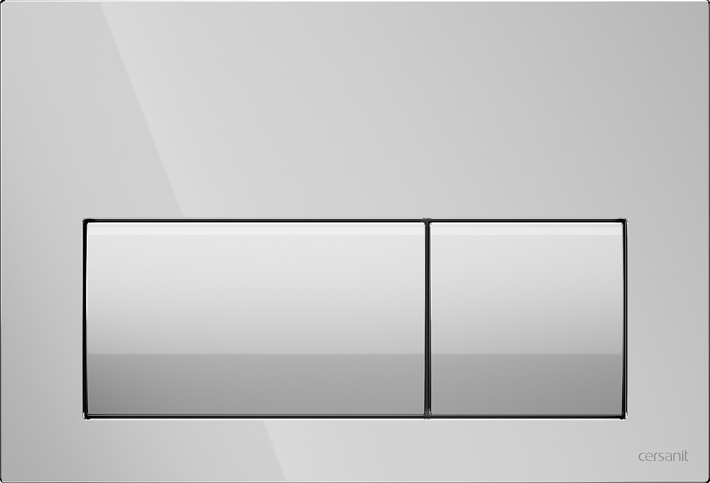 Tlačítko pro Wc Cersanit Mechanické Presto II Chrom K97-517 moderní