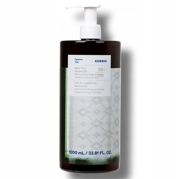 Korres Herbata Miętowa Mint Tea Żel Pod Prysznic Supersize 1000ml 1L