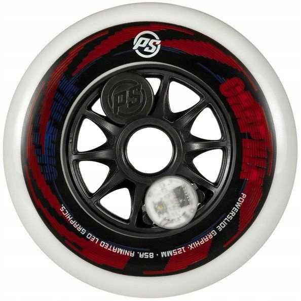 Колеса POWERSLIDE GRAPHIX WHEEL 125 мм 85A-правые