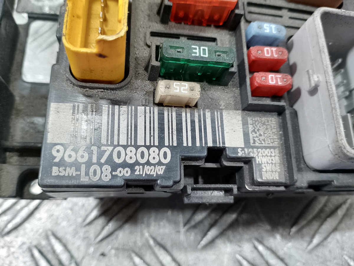 MODUŁ BSM CITROEN C4 PICASSO 9661708080 BSM-L08-00 Typ samochodu Samochody osobowe