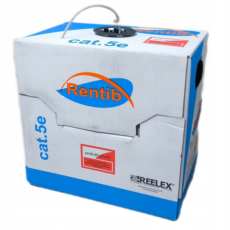 Počítačový kábel U/utp 4x2x0,5 kat. 5E 155Mhz Rentib Bitner (305 m)