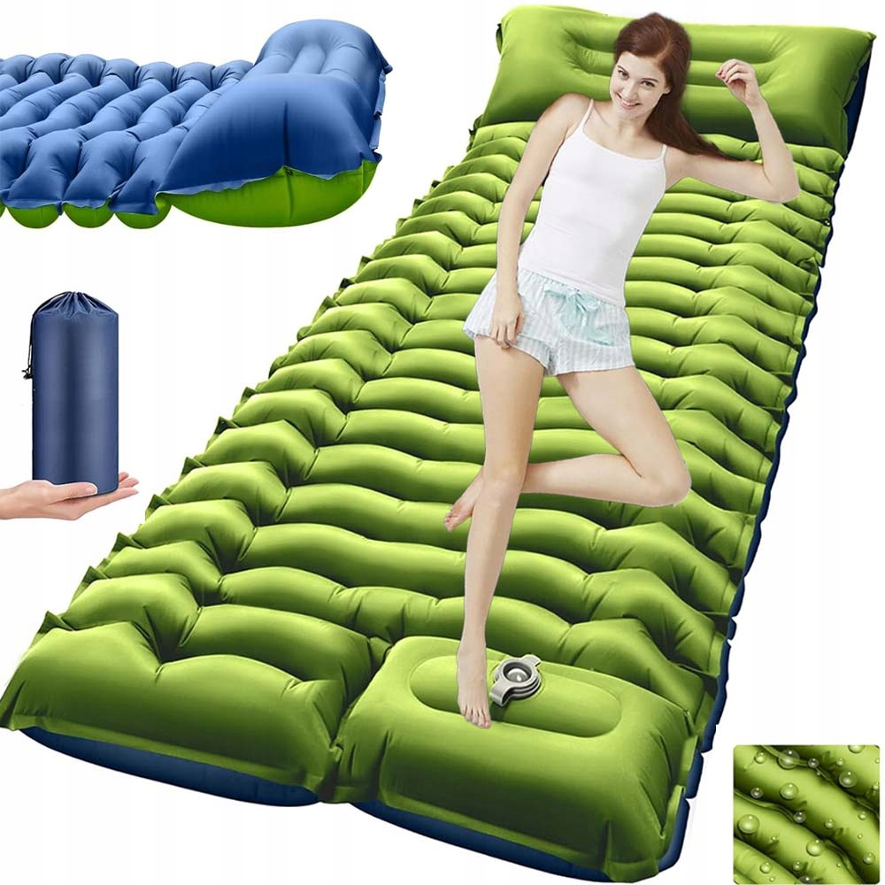 Samonafukovací Podložka Matrace Karimatka Nafukovací 195 X 68 CM Pro Jednu Osobu