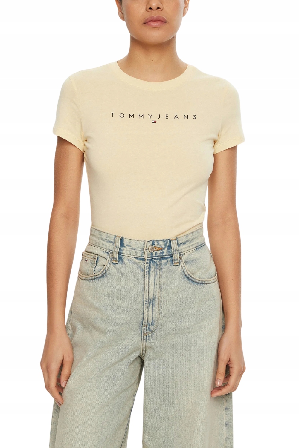 Tommy Jeans Žluté dámské tričko S