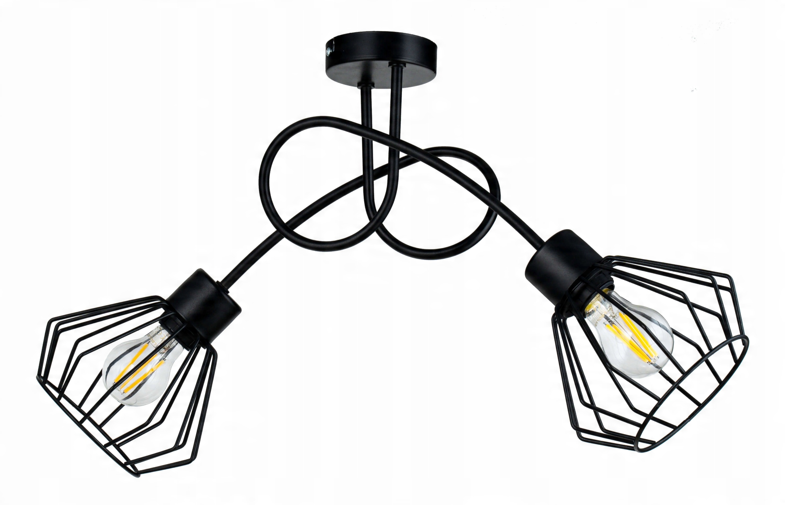 

Lampa Sufitowa żyrandol Wisząca Loft drut Brylant