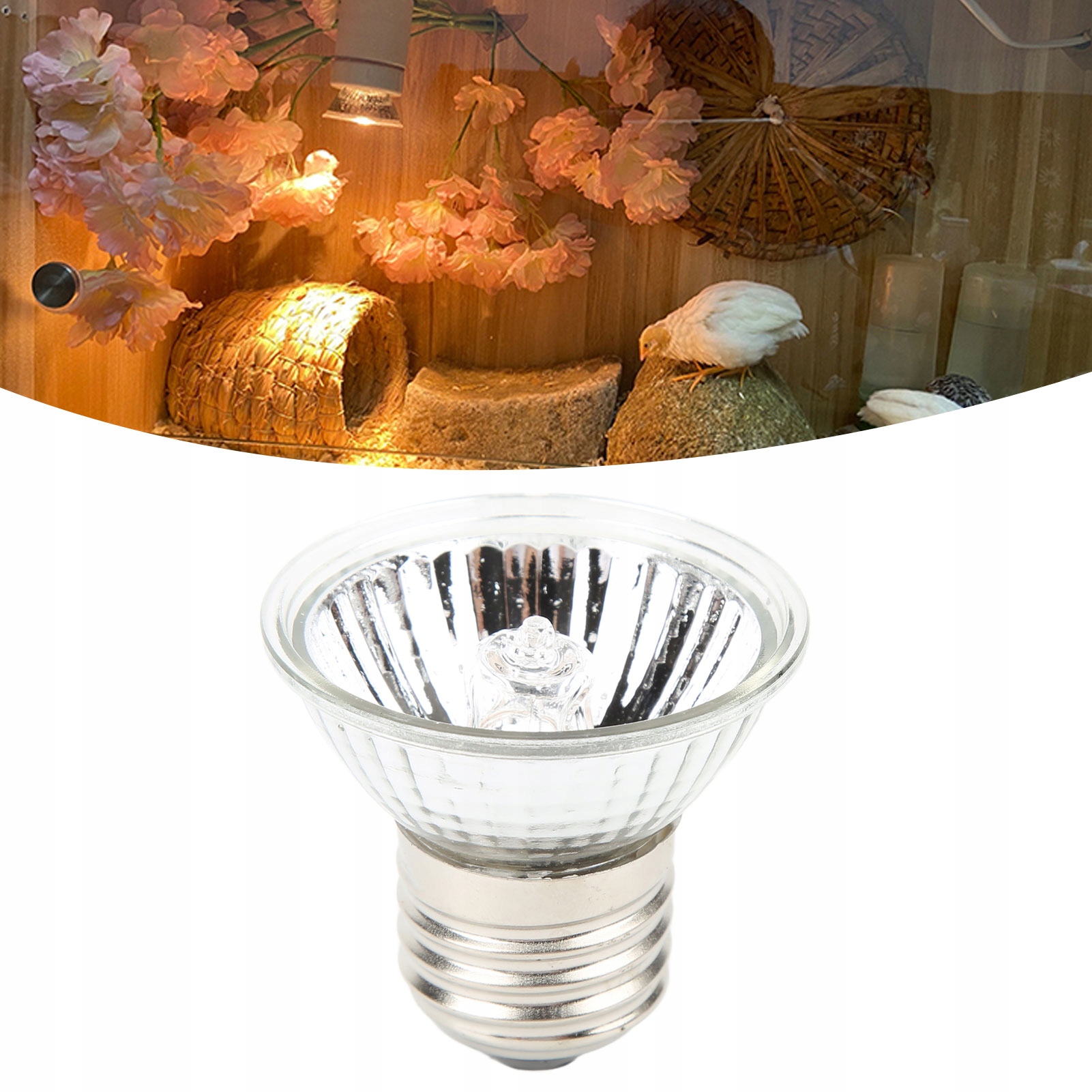 LAMPA GRZEWCZA PROMIENNIK KWOKA ŻARÓWKA 25W