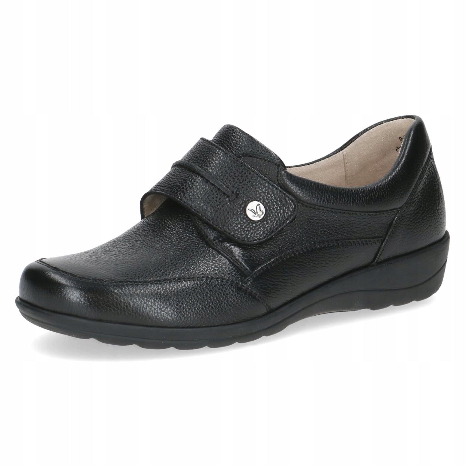 Caprice 9-24753-45, černá kůže, suchý zip, velikost 38,