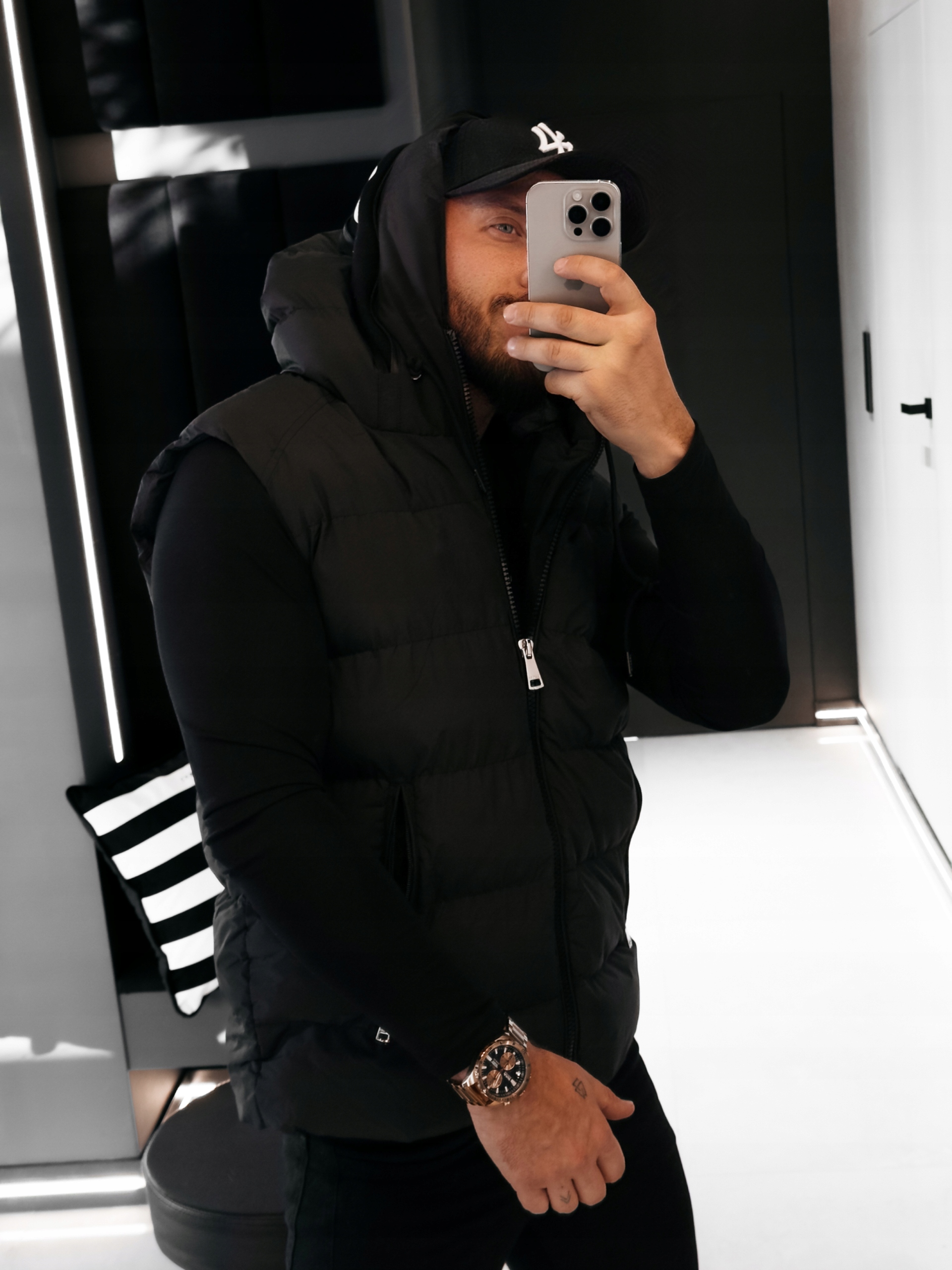 Bunda Bez Rukávů Taer Olavoga Černá M