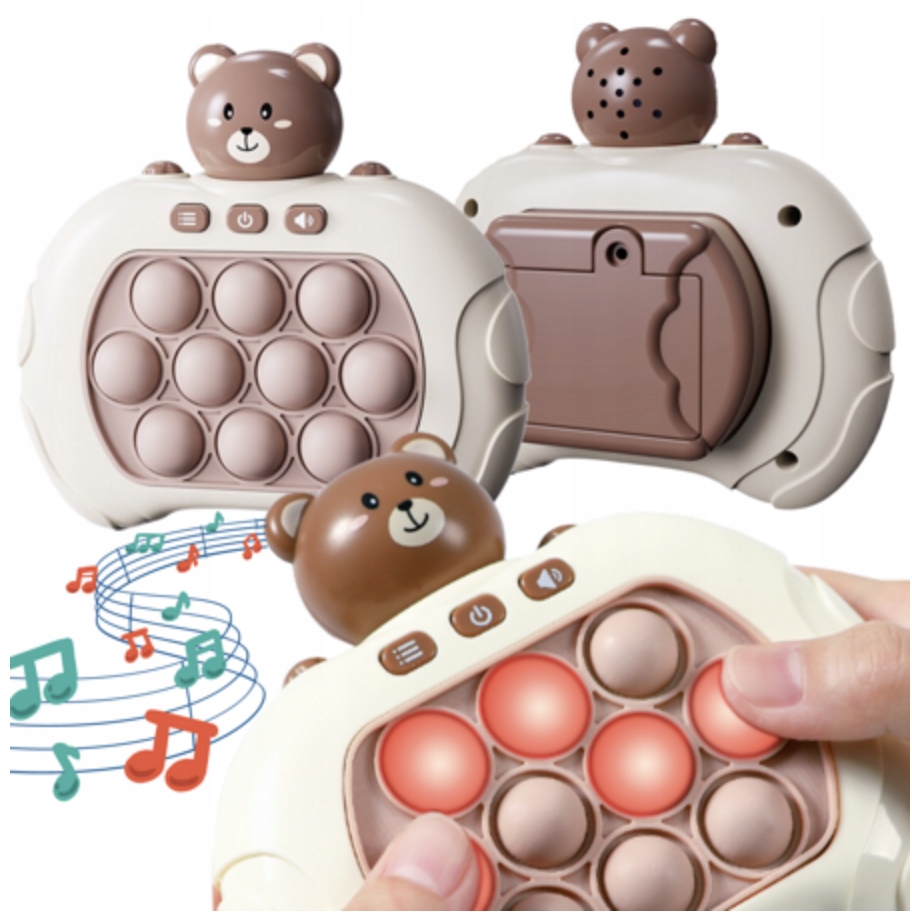 HIT SUPER POP IT GRA ELEKTRONICZNA ANTYSTRESOWA ZRĘCZNOŚCIOWA SENSORYCZNA