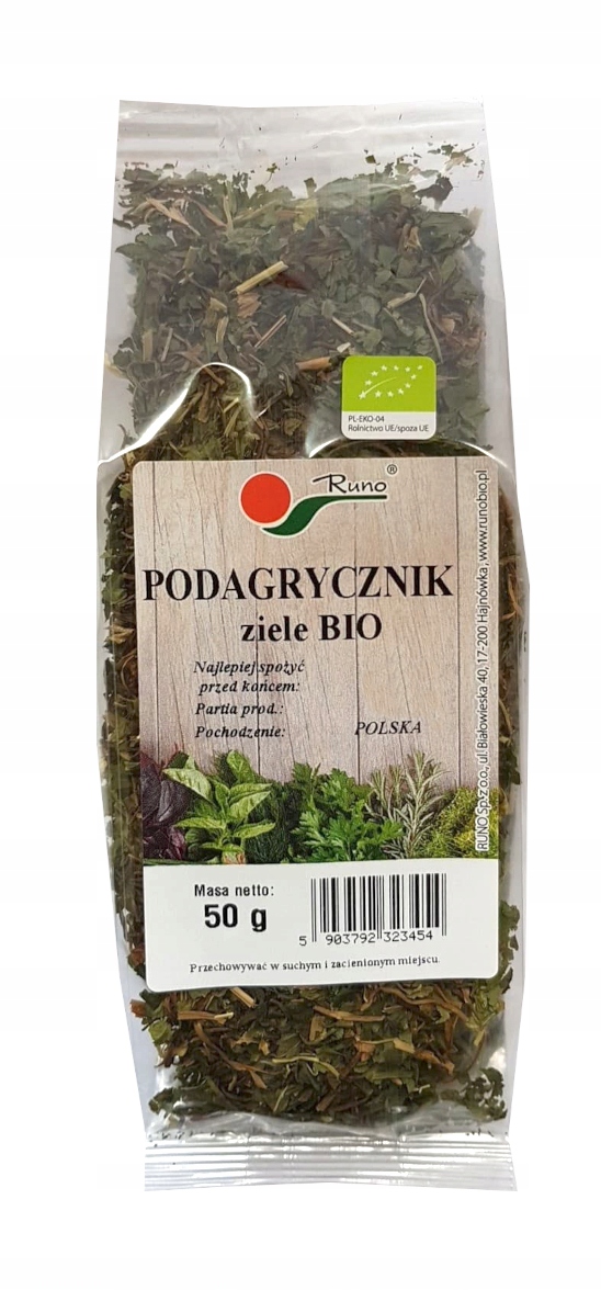 

Podagrycznik pospolity ziele 50g Runo Na Podagrę