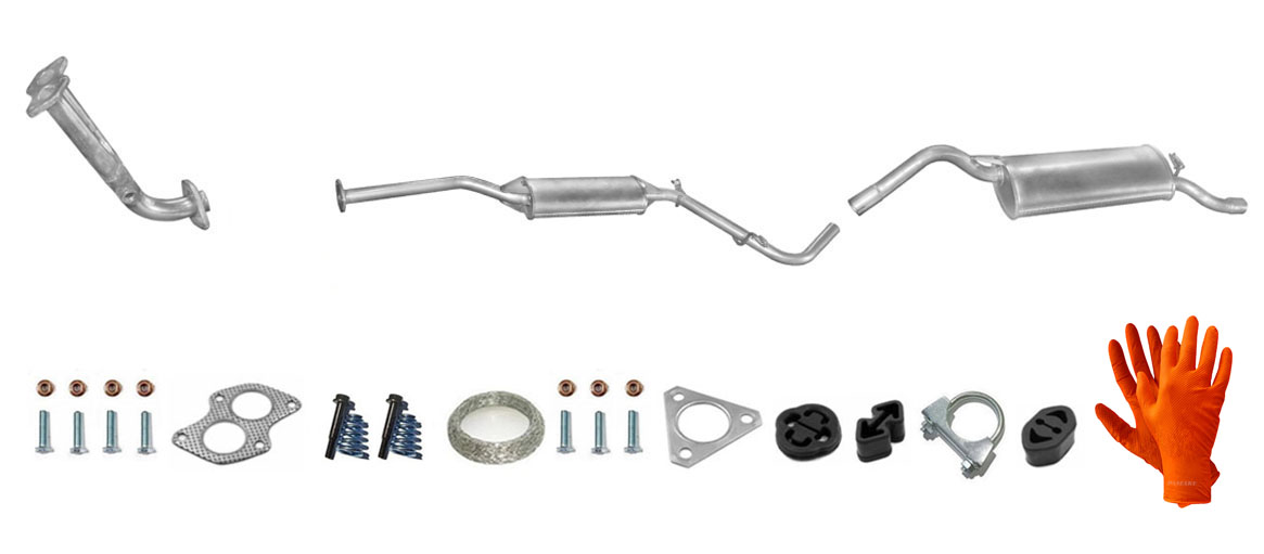 Škoda Felicia 1.3i 55 kW (1994-11/1998) Hatchback Výfukový Systém