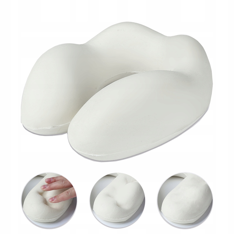 PODUSZKA PODRÓŻNA TURYSTYCZNA ROGAL NA SZYJĘ ZAGŁÓWEK DO SAMOCHODU MEMORY Wysokość 12 cm