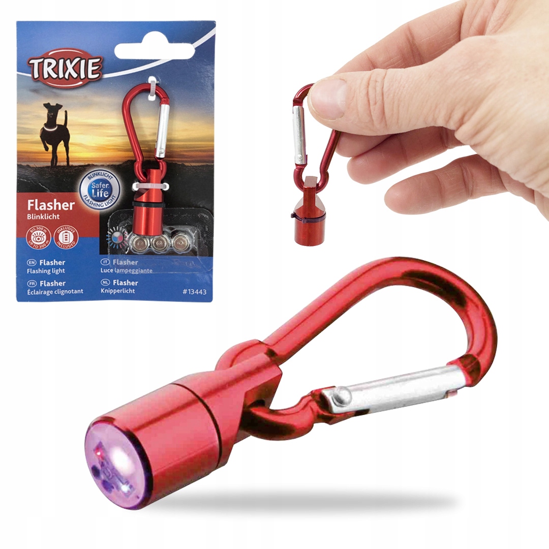 

Zawieszka Lampka Światełko Obrożę Psa Kota Trixie