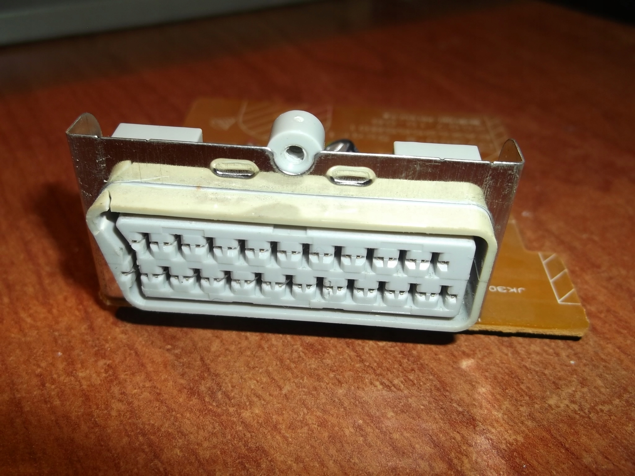 Gniazdo SCART EURO złącze montażowe z płytką